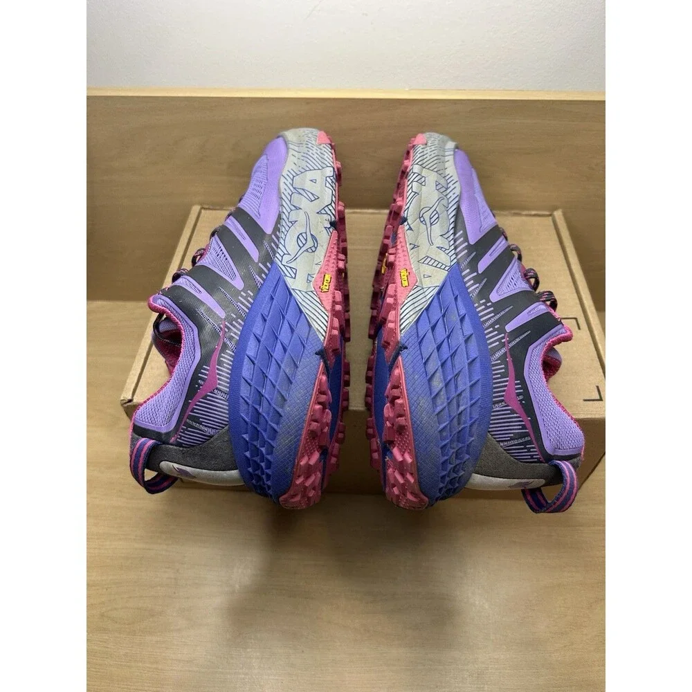 Hoka One One Women's Speedgoat 3 Purple Vibram Trial Running Shoes Size 11 - Picture 7 of 13